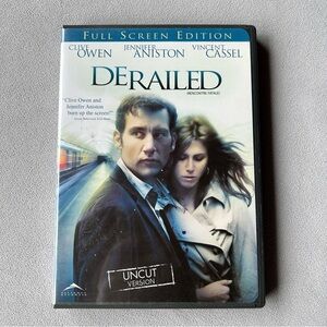 3 for $15 ~ Derailed  ~ Clive Owen Jennifer Aniston Vincent Cassel ~ DVD